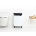 Bo Touch Hi Trash Can 12L - White - 9