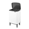 Bo Touch Hi Trash Can 12L - White - 14