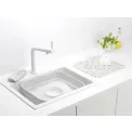 Pojemnik do zmywania z ociekaczem Sink Side jasny szary - 7