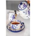 London Pottery 900ml Blue Rose Teapot - 6