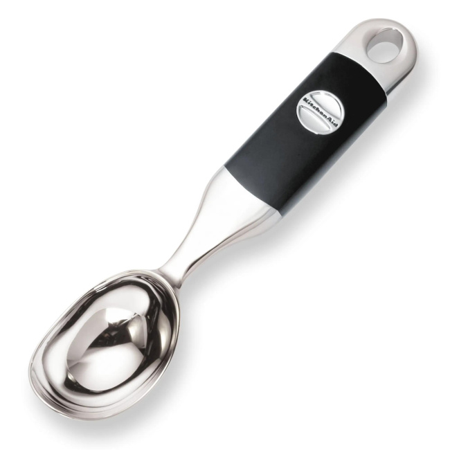 Onyx Black Ice Cream Spoon