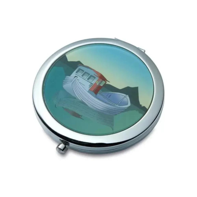 Scandic Home Mirror 7.5cm Fishing Boat