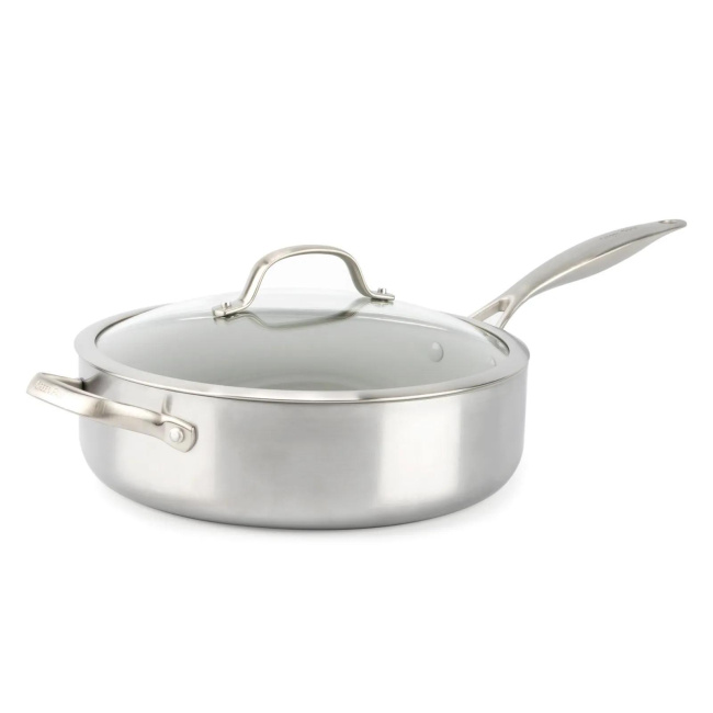 Venice Pro Rondel with Lid 28cm 4.8L in Evershine Light Grey