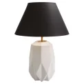 Lamp Polygono 62x40cm Table Lamp with Black Shade - 1