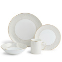 Gio Gold 4-Piece Dinner Set for 1 Person - 1