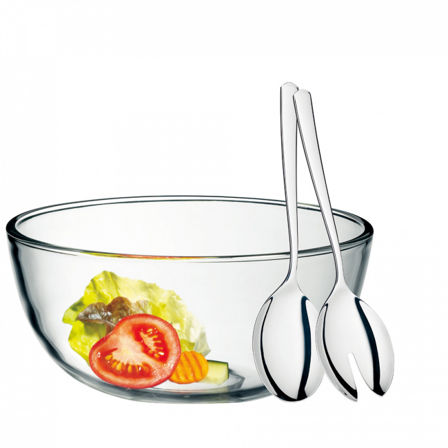 Tavela Salad Bowl 24cm + Salad Spoons - 1