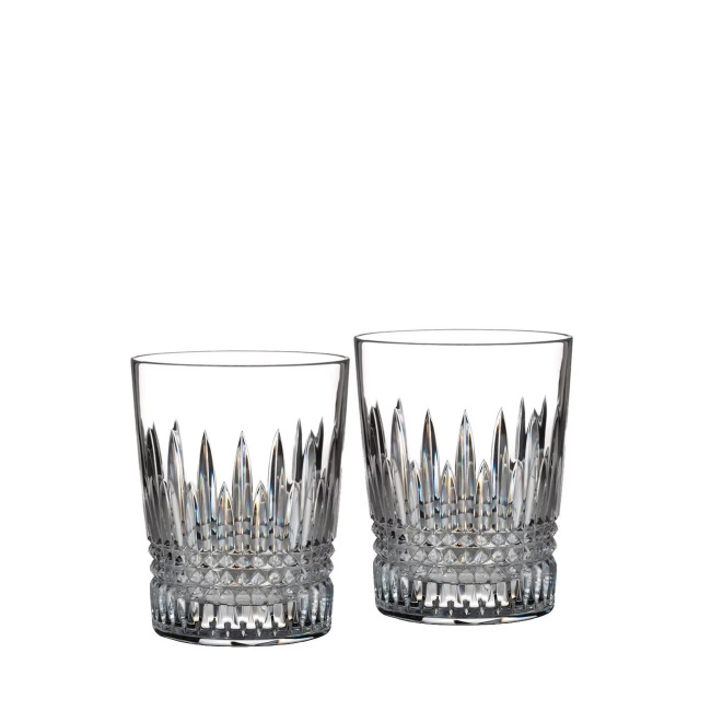 Set of 2 Lismore Diamond Glasses 310ml - 1