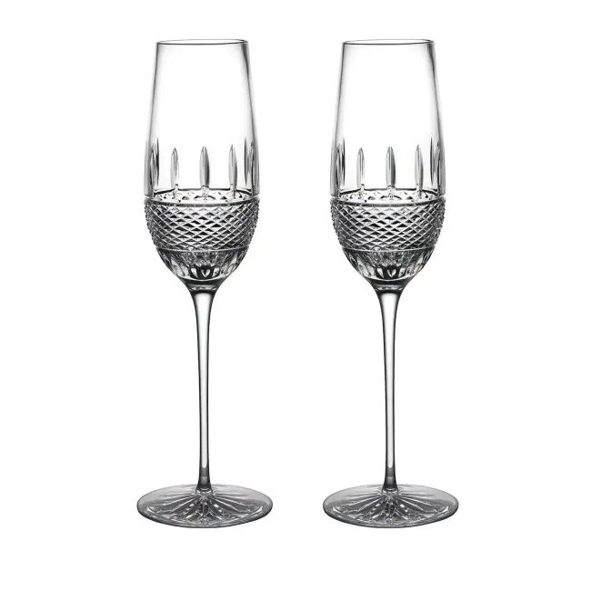 Set of 2 Irish Lace Champagne Flutes 325ml