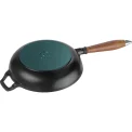 Fiesta Cast Iron Frying Pan with Wooden Handle 24cm (Second grade) - 5