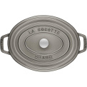 Cocotte Cast Iron Oval Casserole 31cm 5.5l - Grey (Second grade) - 4