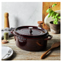 Cocotte Cast Iron Oval Casserole 31cm 5.5l - Red (Second grade) - 3