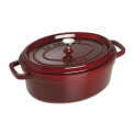 Cocotte Cast Iron Oval Casserole 31cm 5.5l - Red (Second grade) - 5