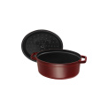 Cocotte Cast Iron Oval Casserole 31cm 5.5l - Red (Second grade) - 4