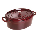 Cocotte Cast Iron Oval Casserole 31cm 5.5l - Red (Second grade)