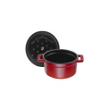 Mini Cocotte Cast Iron Casserole 10cm 250ml - Red (Second grade) - 4