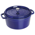Garnek żeliwny 28cm 6,7l (II gatunek) niebieski - 1