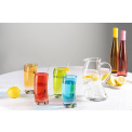 Set of 4 Swing Glasses with Pitcher - Colorful - 3