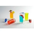 Set of 4 Swing Glasses with Pitcher - Colorful - 10
