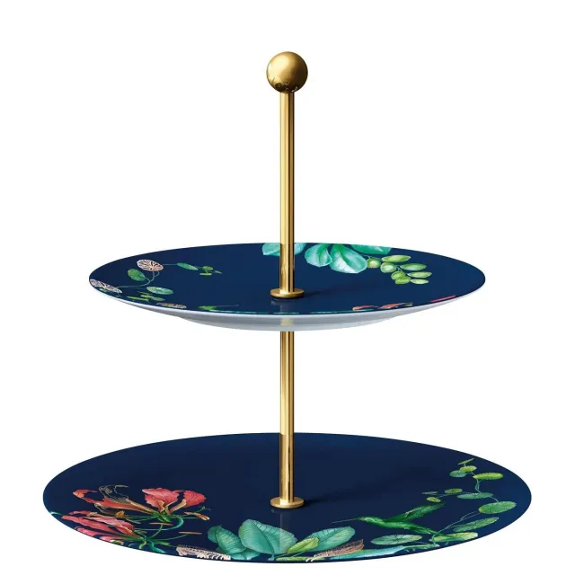 Avarua 2-Tiered Serving Platter - 27cm - 1