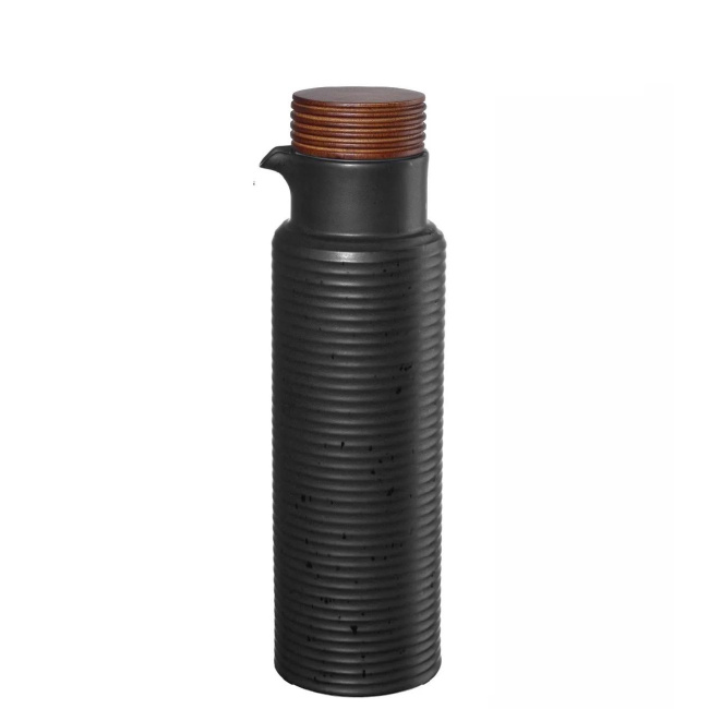 Butelka na oliwę kitchenart 400ml czarna