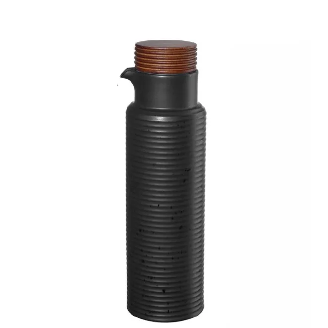 Butelka na oliwę kitchenart 400ml czarna