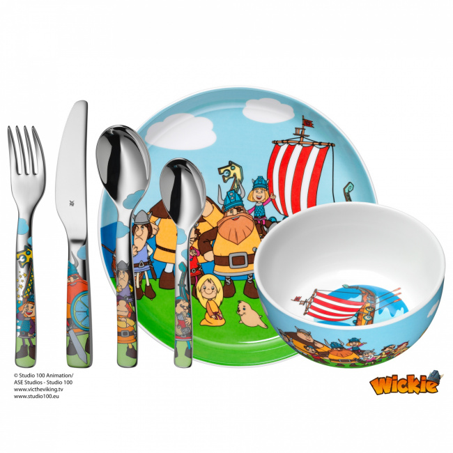 Wickie Children's Tableware Set 6 Pieces - 1