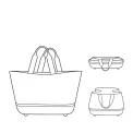 Koszyk Shoppingbasket 22l twist silver - 2