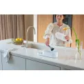 SinkStyle Mineral Fresh White Sink Organizer - 6
