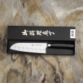 Tamahagane SAN Black VG-5 Grooved Santoku Knife 17.5 cm - 4