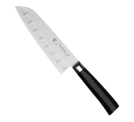 Nóż SAN Black 17,5cm Santoku