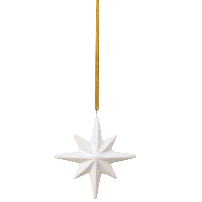 Winter Glow Hanging Ornament 9.4cm Star - 1