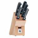 Set of 5 Classic Line Knives with Block