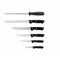 Set of 5 Classic Line Knives with Block + Sharpener - 2