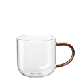 Coppa Glass Mug 400ml Ginger - 1