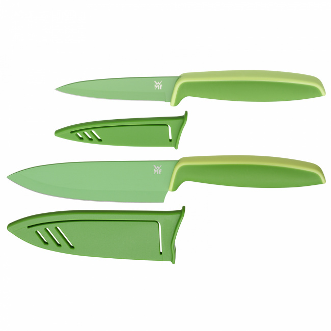 Zestaw 2 noży Touch zielone