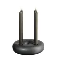 Świecznik Stone 22x6,2cm black iron - 1
