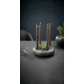 Świecznik Stone 22x6,2cm black iron - 4