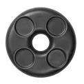 Świecznik Stone 30x8,5cm black iron - 2