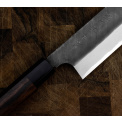 Kamagata Usuba Knife 18cm Shirogami Black Octagon - 4