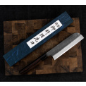 Kamagata Usuba Knife 18cm Shirogami Black Octagon - 2