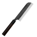 Kamagata Usuba Knife 18cm Shirogami Black Octagon - 1