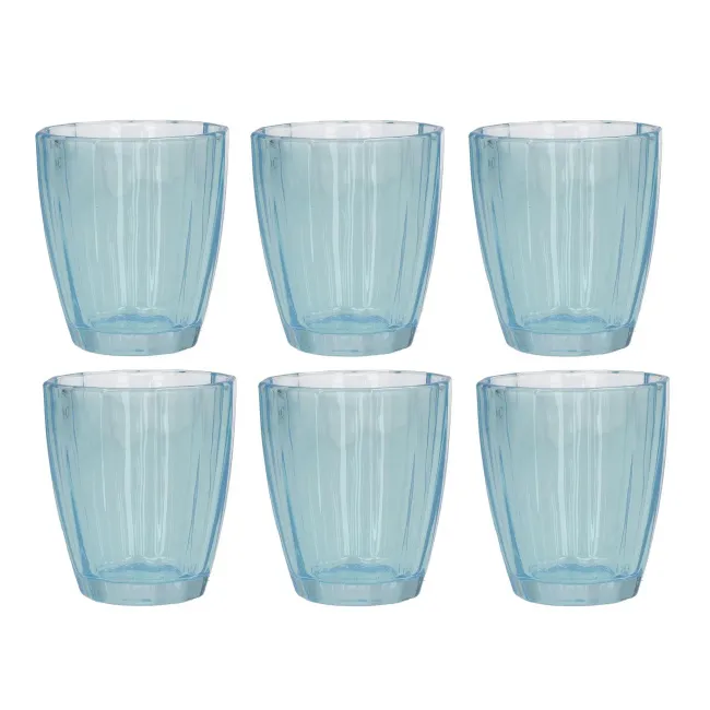 Zestaw 6 szklanek Amami 320ml Acquamare