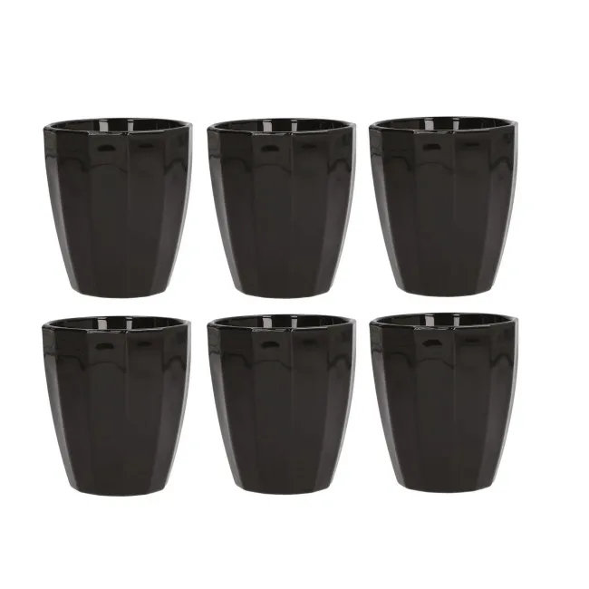 Zestaw 6 szklanek Amami 320ml Nero