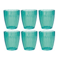 Amami Glass Set 6 pieces 320ml Turquoise - 1