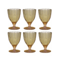 Amami Wine Glass Set 6 pieces 300ml Amber - 1
