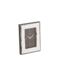 Orologio Luxury Argento Skin Clock 9x13cm Silver-plated