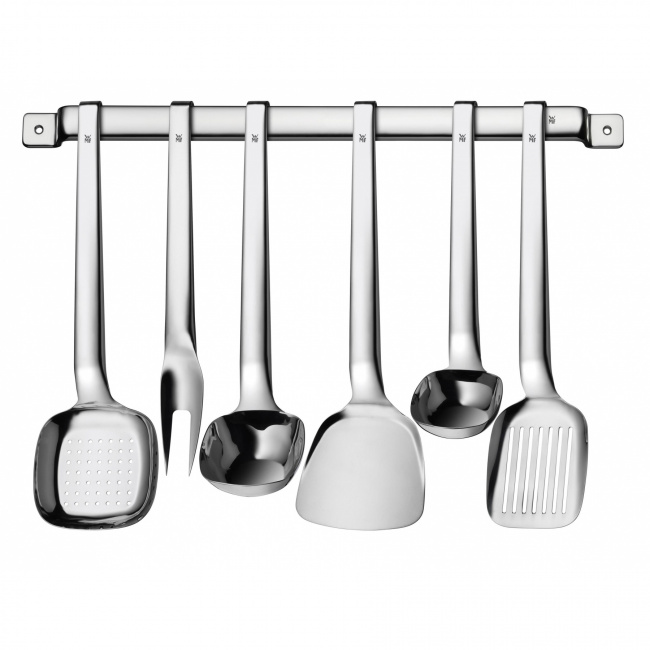 Set of 6 Chef's Edition Kitchen Tools on Holder - 1