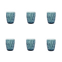 Blue Diamond Glass Set 270ml - 6 pieces - 1