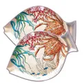 Sea Life Serving Plate Set 33x23cm - 2 pieces (melamine) - 1