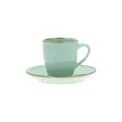 Zestaw 6 filiżanek Concerto 90ml do espresso ze spodkiem